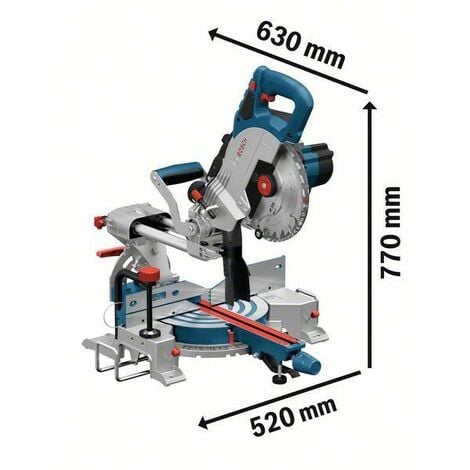 Bosch GCM18V 216 18V BITURBO Cordless Mitre Saw 216mm 1600W 216mm