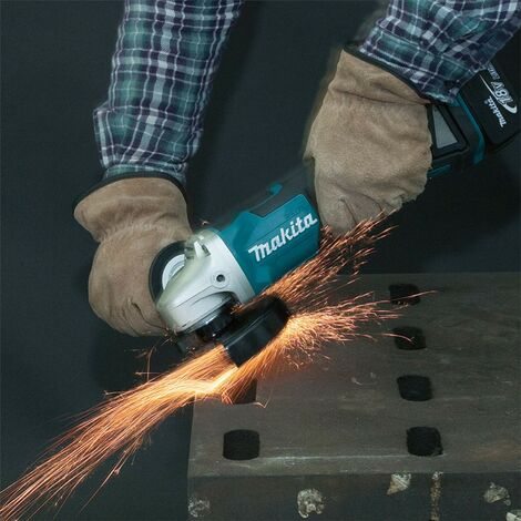 Makita DGA452Z 18v 4.5"" 115mm Angle Grinder Lithium Ion Bare Unit + Flange Nut