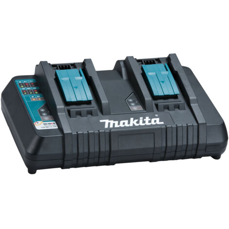 Makita DC18RD LXT Lithium 240v 18v Twin Port Fast Battery Charger Dual Charge