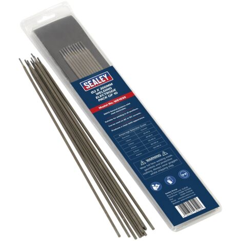 Sealey Mild Steel Welding Electrodes 2 X 300mm 10 Piece Pack WE1020