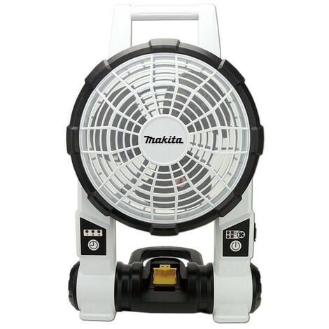 Makita DCF201ZW 18v 240v LXT Cordless Portable 2 Speed Fan White + Battery