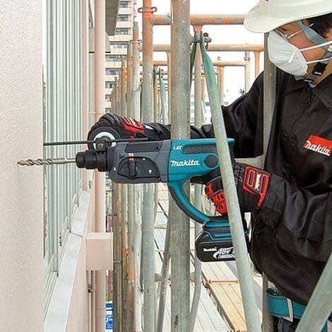 Makita DHR202Z LXT 18v SDS Hammer Drill 3 Function + Bits Chisel Chuck + Makpac