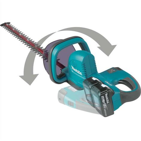 Makita DUH551Z Twin LXT 18v 36v Lithium Ion Hedge Trimmer Bare