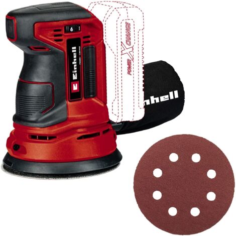 Einhell 18v Cordless Rotating Orbital Sander Power X-Change TE-RS 18 Li Dust Bag