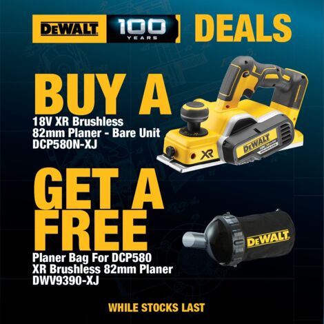 Dewalt DCP580N 18v XR Cordless Brushless Planer Bare + Dust Bag (1/5)