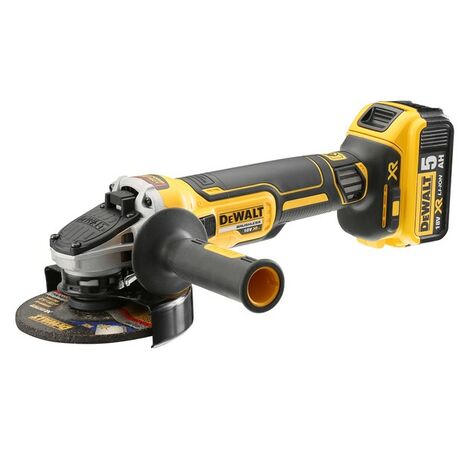 Dewalt DCG405P2 18v XR Brushless Cordless 125mm Angle Grinder -2 x 5.0ah Battery