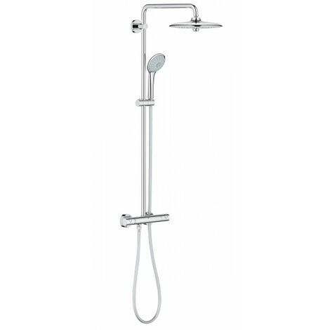 Grohe 27296 Euphoria Bar Shower Mixer, Overhead Rigid Rail Kit & Hand Shower (1/4)