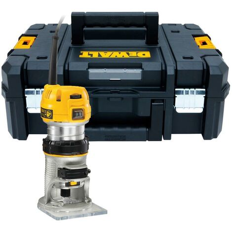 Dewalt D26200 900w Compact Fixed Base Corded Router 110v + Tstak Case