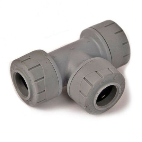 Polypipe PolyPlumb PB122 22mm 90 Degree Elbow Grey 10 Pack 