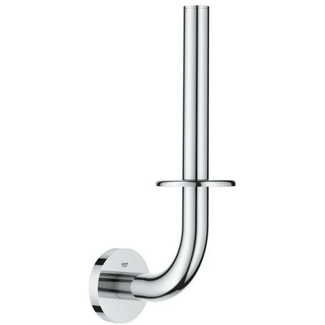 Grohe 40385 Essentials Chrome Spare Toilet Roll Holder Wall Mount