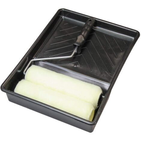 Faithfull FAIRKIT Paint Roller Kit Tray Frame and 2 Refills 230mm 9in