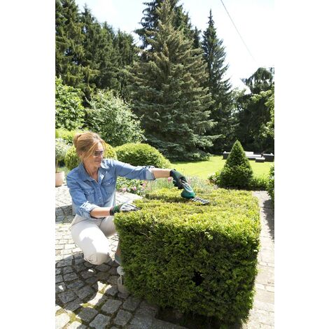 Bosch ISIO III Cordless Shrub + Grass Shear Hedge Cutter Multi Tool Set + Handle