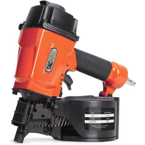 Tacwise GCN57P Pneumatic Coil Nailer Air Framing Nail Gun Flat Top 25-57mm Nails