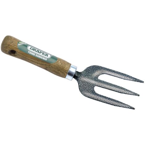Draper 20697 Young Gardener Childrens Weeding Fork Carbon Steel Garden Tool (1/5)