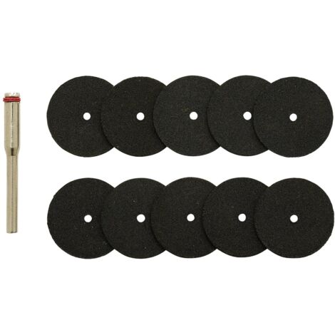 Draper 08957 Cutting Wheels and Holder for D20 Engraver/Grinder (10 Piece)