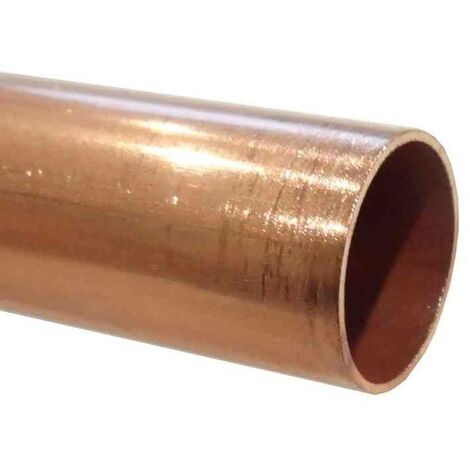 Copper Tube 15mm 2 x 1m Lengths BS EN1057 R250 British Copper Pipe 2000mm  200cm