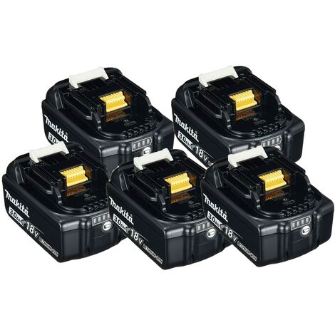 5 X Genuine Makita BL1850 18V 5.0Ah Li-Ion LXT Battery 5AH Star Battery  BL1850B Buyaparcel