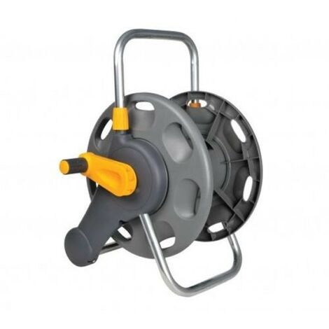 NEW 60M PORTABLE GARDEN HOSE REEL WATER PIPE FREE STANDING WALL