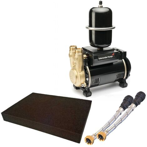 Salamander CTFORCE 30SU 3.0 Bar Brass Single Impeller Shower Pump Negative & Mat (1/5)