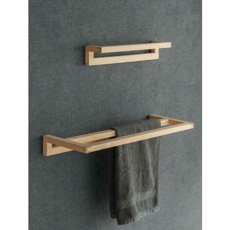 VerPetridure Clearance Beech Towel Rack Hanging Rod Bathroom