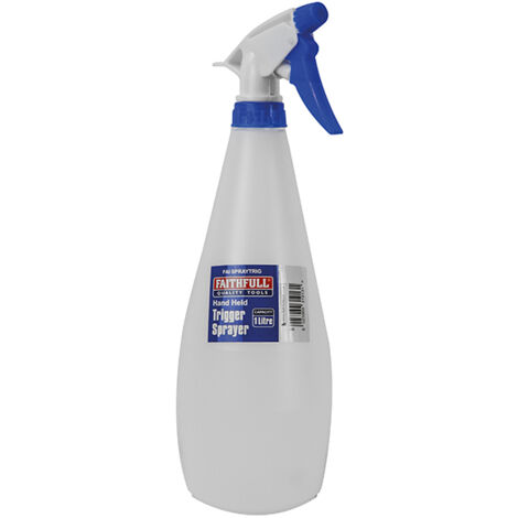 Faithfull 1L Spray Bottle Adjustable Nozzle Plant Mister Jet Spray FAISPRAYTRIG (1/4)