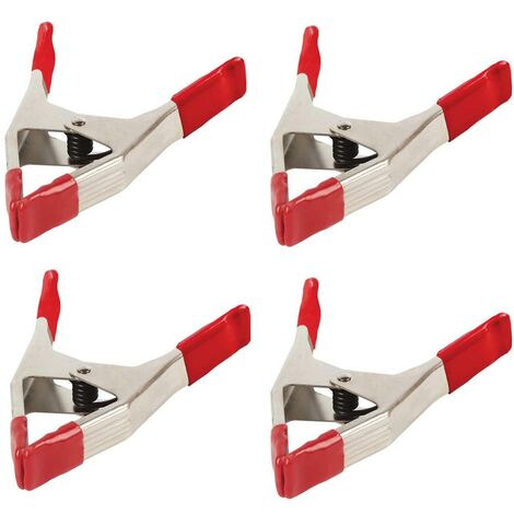 X4 Bessey Metal Spring Clamp Heavy Duty 25mm Opening PVC Grips and ...