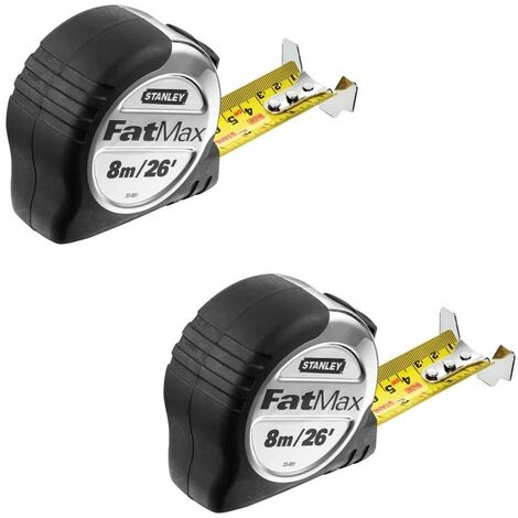 Stanley 5m 16ft Powerlock Tape Measure Classic Original Chrome Micro STA033553 