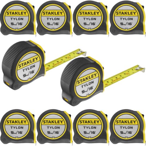 Stanley 0-30-696 5M Tape Measure 5 Meter 16ft Tylon 10 Pack 1-30-696 STA130696 (1/5)
