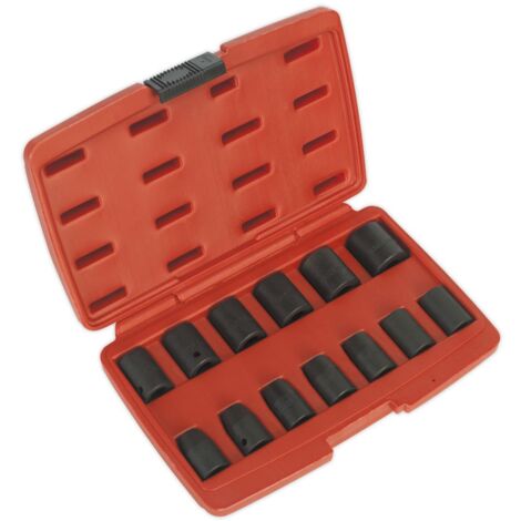Sealey AK5613M Impact Socket Set 13 Piece 1/2inch Sq Drive Metric
