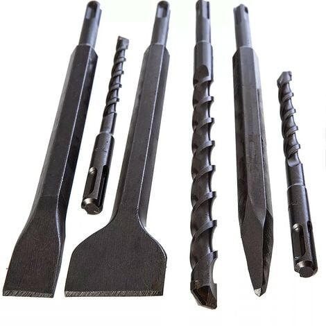 Makita D-21200 17 Piece SDS Plus Drill + Bullet Cold Flat Chisel Set Metal Case