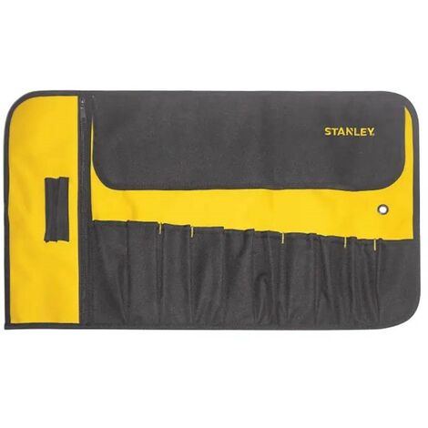 Stanley 12 Pocket Tool Roll STA193601 Strong Fabric 1-93-601 Compact