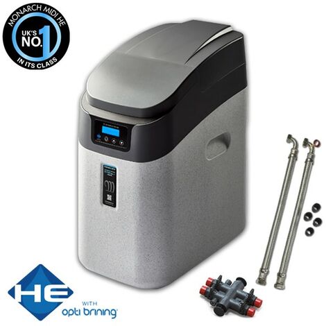 Monarch Midi HE FreeFlow Water Softener - Ultimate Series - Includes 15mm Hoses