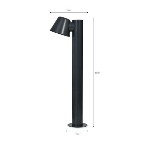 Garden Trading Regent Mast Post Path Mains Garden Light LACN30 Carbon Grey