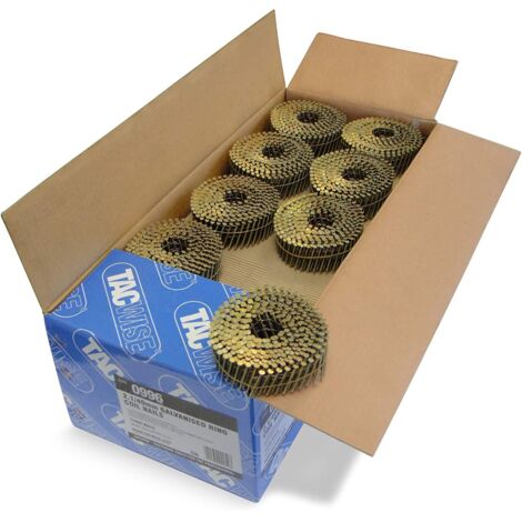 Tacwise 0996 2.1 x 40mm Flat Top Coil Nails Galv Ring - 14,400 - GCN57P FCN55V (1/4)