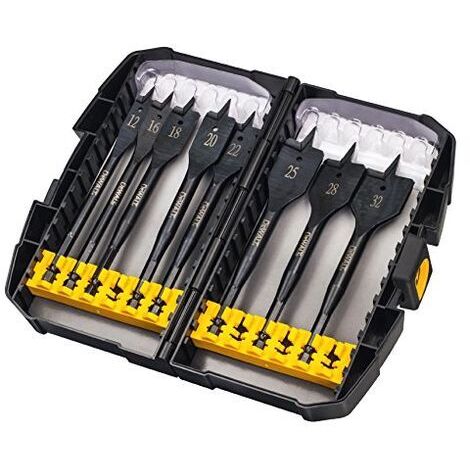 DeWalt DT7943 Extreme Flat Wood Spade Bit Set 8 Piece DT7943B 12mm - 32mm + Case