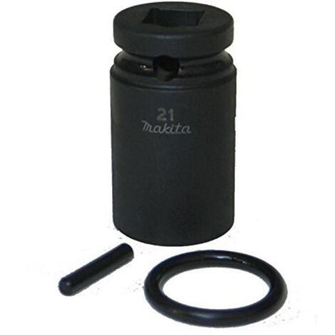 Makita 134833-2 1/2"" 21mm Scaffolders Impact Socket 52mm Long Retaining Pin