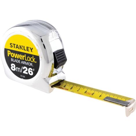 Stanley STA033526 Powerlock 8m / 26ft Blade Armor Tape Measure 0-33-526