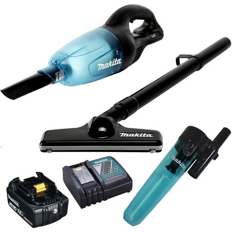 Makita DCL180ZB 18 Volt LXT Lithium Black Vacuum Cleaner + Cyclone + Battery