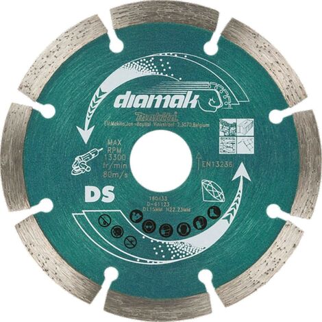 Makita Diamak D-61145 SEG Diamond Cutting Disc 230 x 22.23mm 9"" Blade