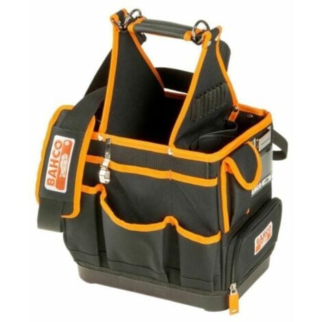 BAHCO 4750FB3-12 Electricians Plumbers 12"" Square Tool Tote & Parts Storage Bag