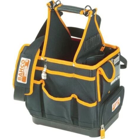 BAHCO 4750FB3-12 Electricians Plumbers 12"" Square Tool Tote & Parts Storage Bag