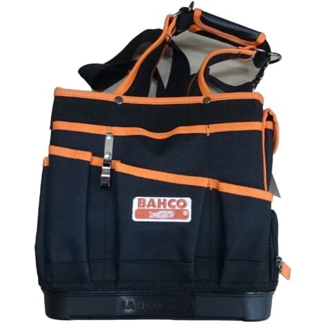 BAHCO 4750FB3-12 Electricians Plumbers 12"" Square Tool Tote & Parts Storage Bag