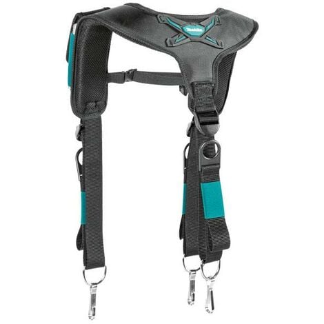 Makita Ultimate Tool Belt 3 Pouch Holster Set Heavyweight Braces ...