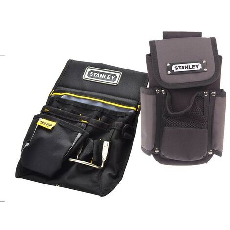 Stanley 1-93-329 Utility Tool Holder Pouch 9in & 1-96-181 sta196181 Tool Pouch