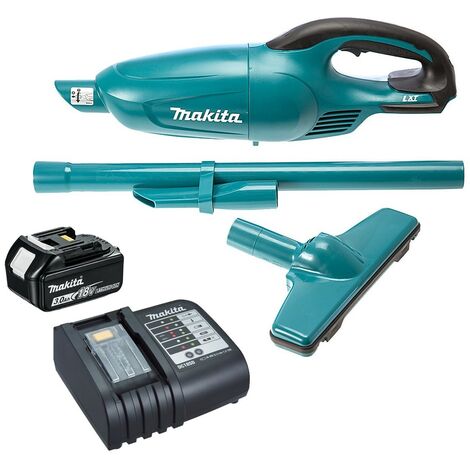 Makita DCL180 DCL180RF 18 Volt LXT Lithium Ion Vacuum Cleaner 1 Battery Charger