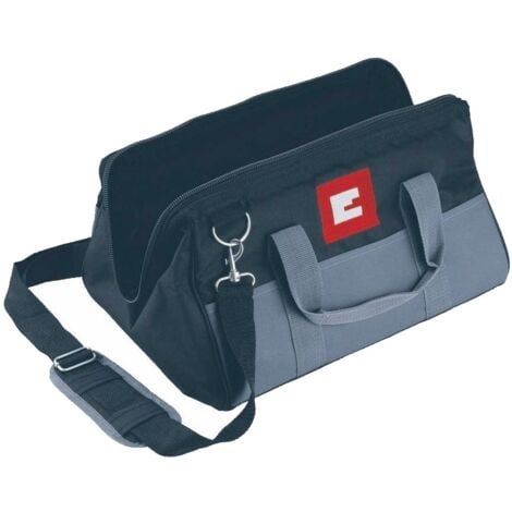 Einhell Power X-Change 16"" Open Mouth Tool Bag Holdall + Shoulder Strap Black