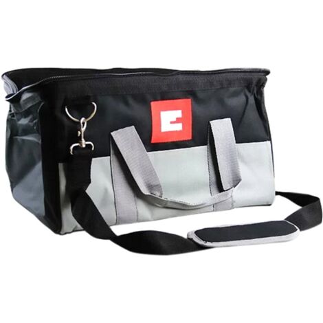 Einhell Power X-Change 16"" Open Mouth Tool Bag Holdall + Shoulder Strap Black