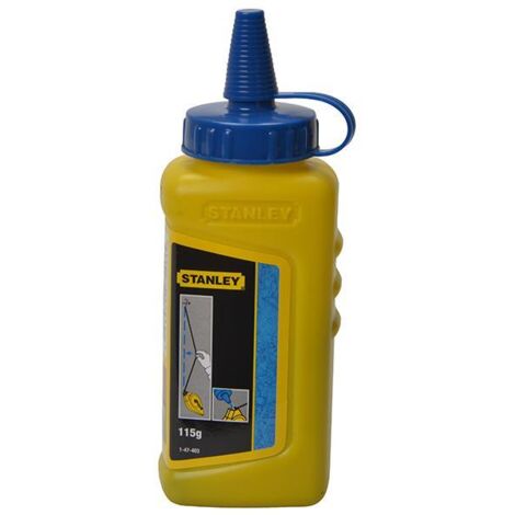 Stanley 1-47-403 STA147403 Chalk Reel Refill Blue 113g Chalk Line Refill Bottle
