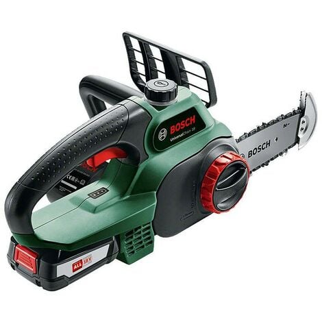 Bosch 18v Cordless Chainsaw 20cm 200mm UniversalChain 18 06008B8001 Bare Unit
