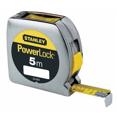 Stanley STA033932 Powerlock 5m Tape Measure Top Reader Metric Only